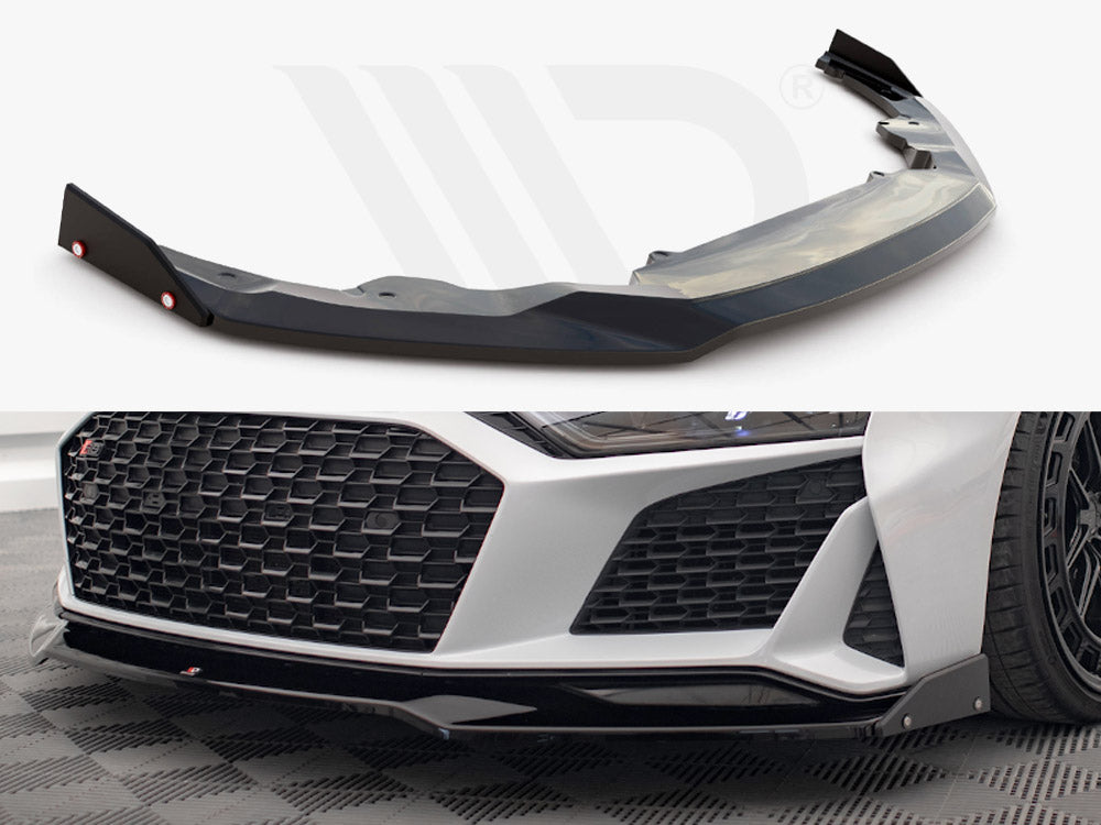 Front Splitter V.3 + Flaps Audi R8 Mk2 Facelift Maxton Design