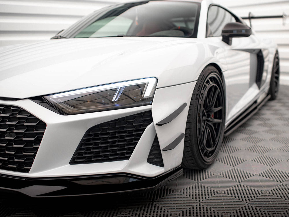 Front Bumper Wings (Canards) Audi R8 Mk2 Facelift Maxton Design