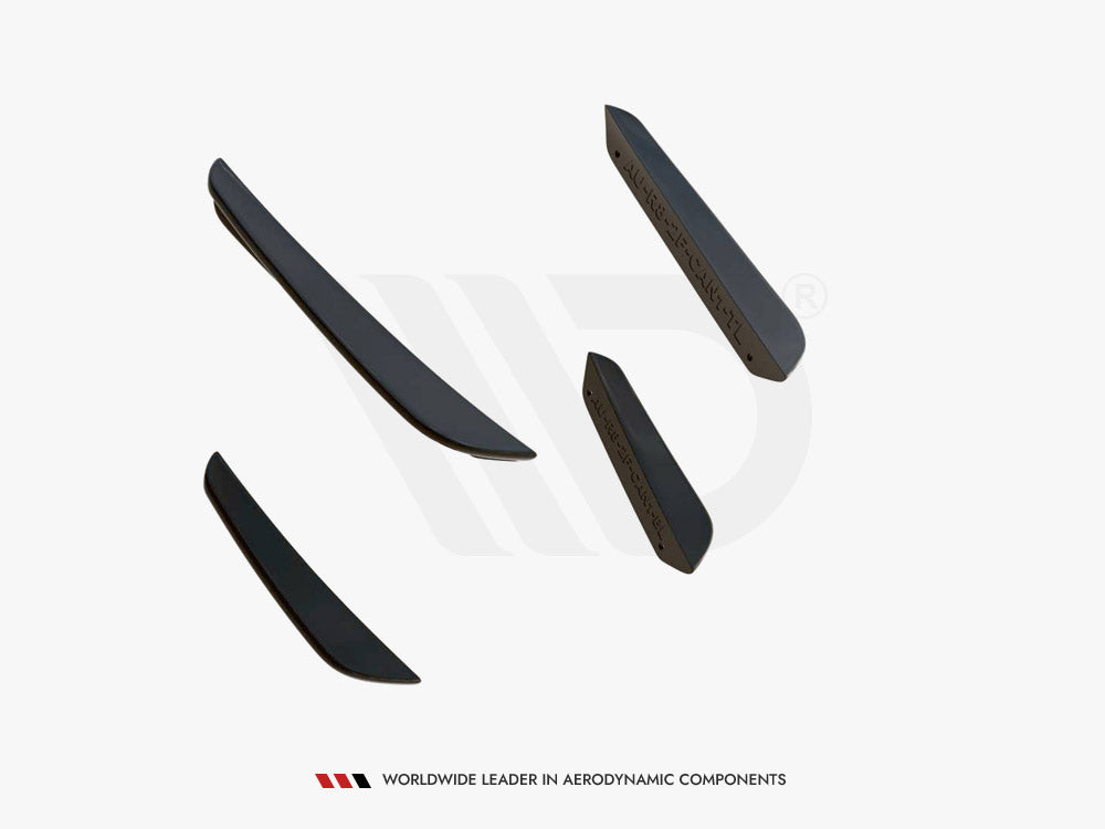 Front Bumper Wings (Canards) Audi R8 Mk2 Facelift Maxton Design