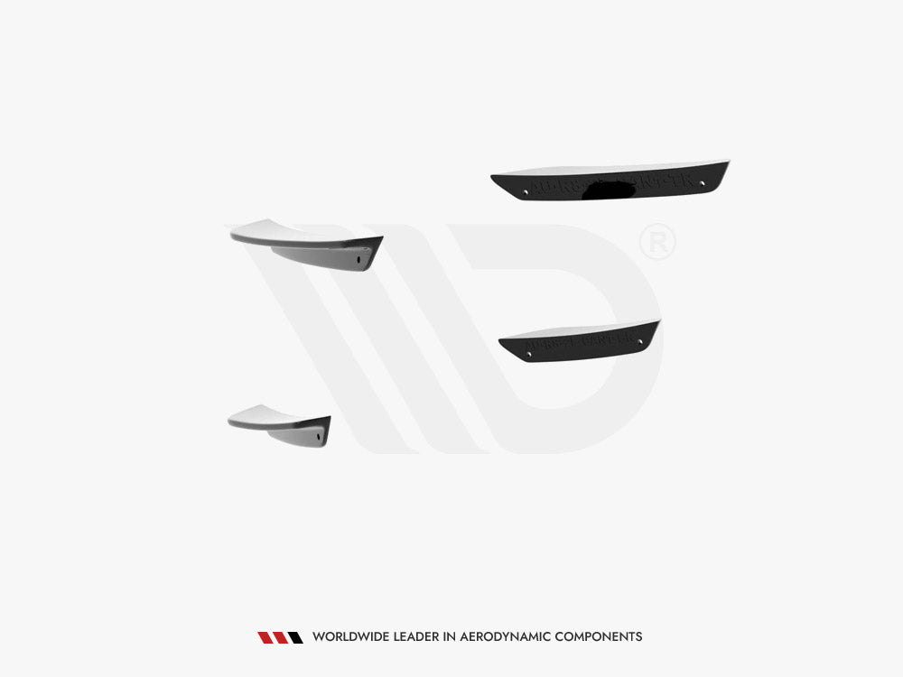 Front Bumper Wings (Canards) Audi R8 Mk2 Facelift Maxton Design