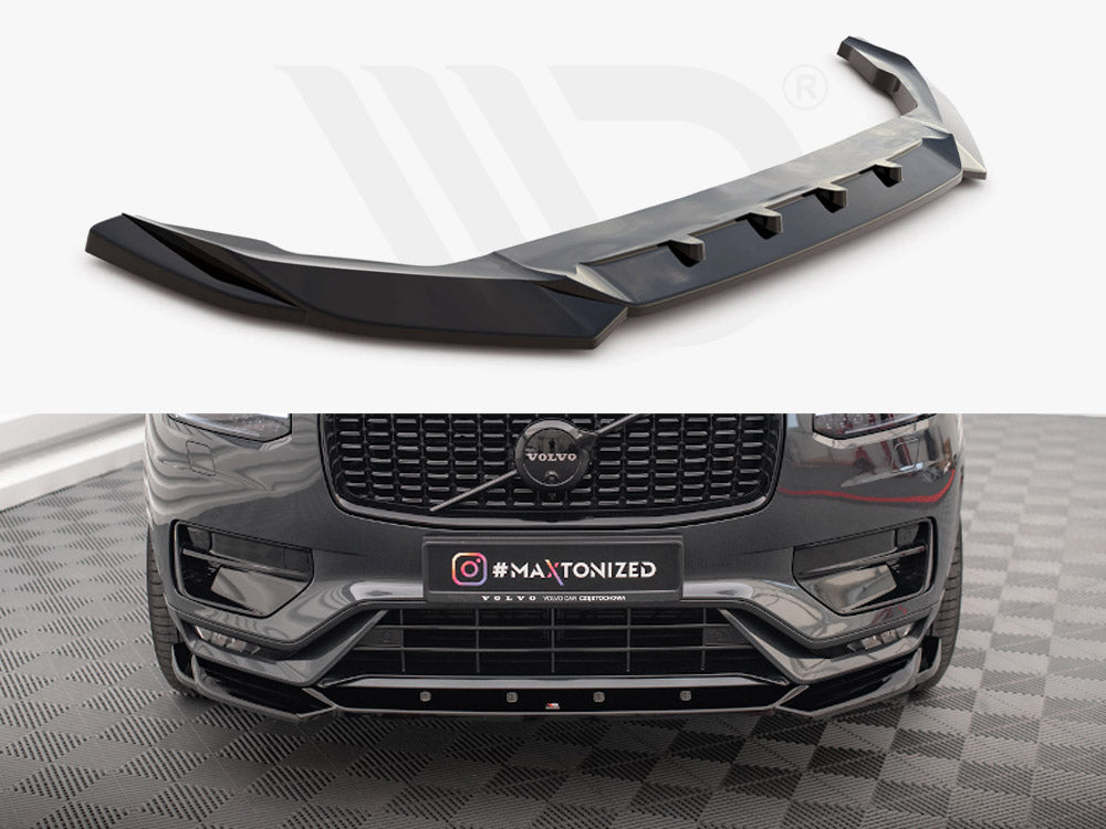 Front Splitter V.1 Volvo XC90 R-Design Mk2 Facelift Maxton Design