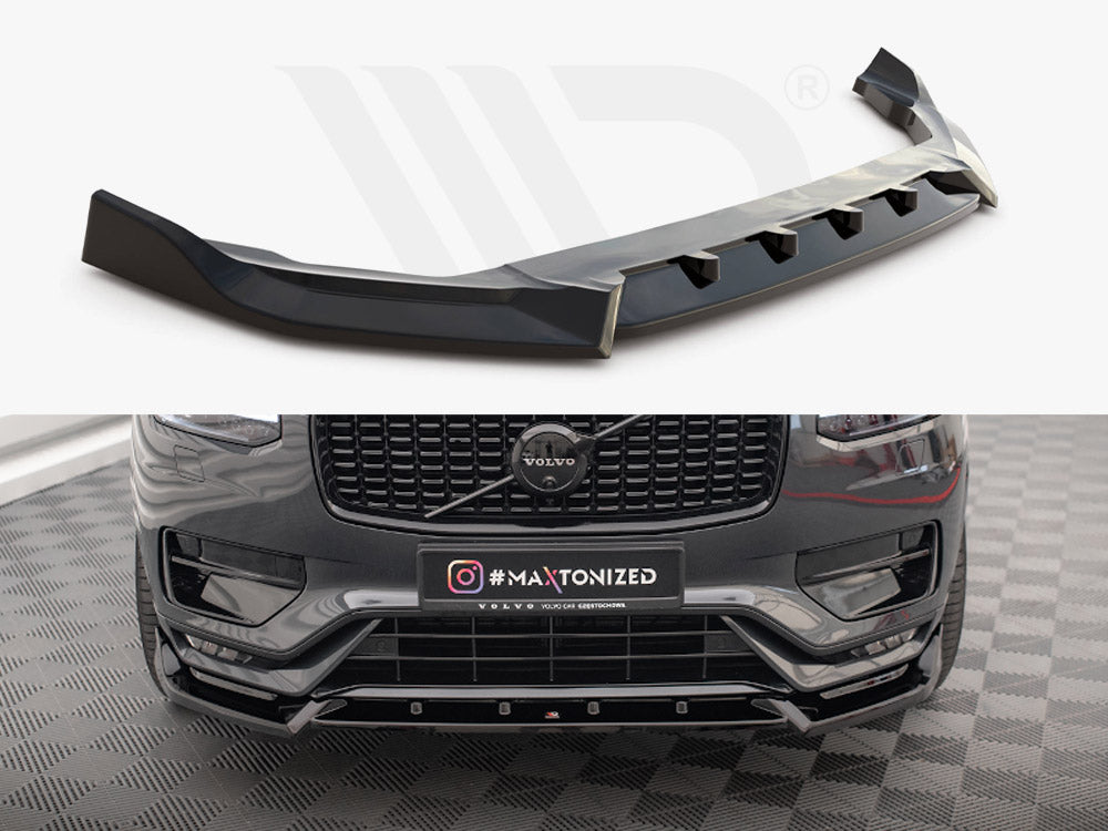 Front Splitter V.2 Volvo XC90 R-Design Mk2 Facelift Maxton Design