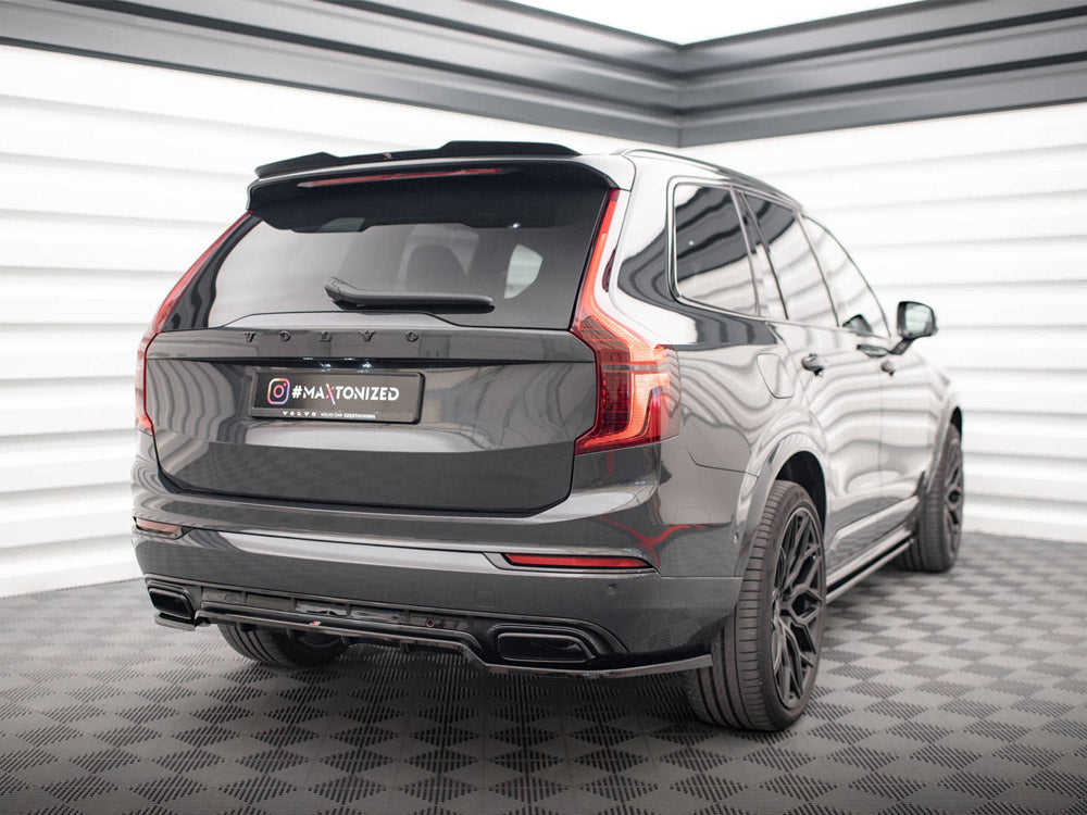 Central Rear Splitter (Vertical Bars) Volvo XC90 R-Design Mk2 Facelift Maxton Design