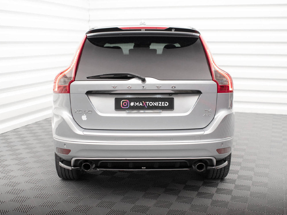 Central Rear Splitter Volvo XC60 R-Design Mk1 Facelift Maxton Design