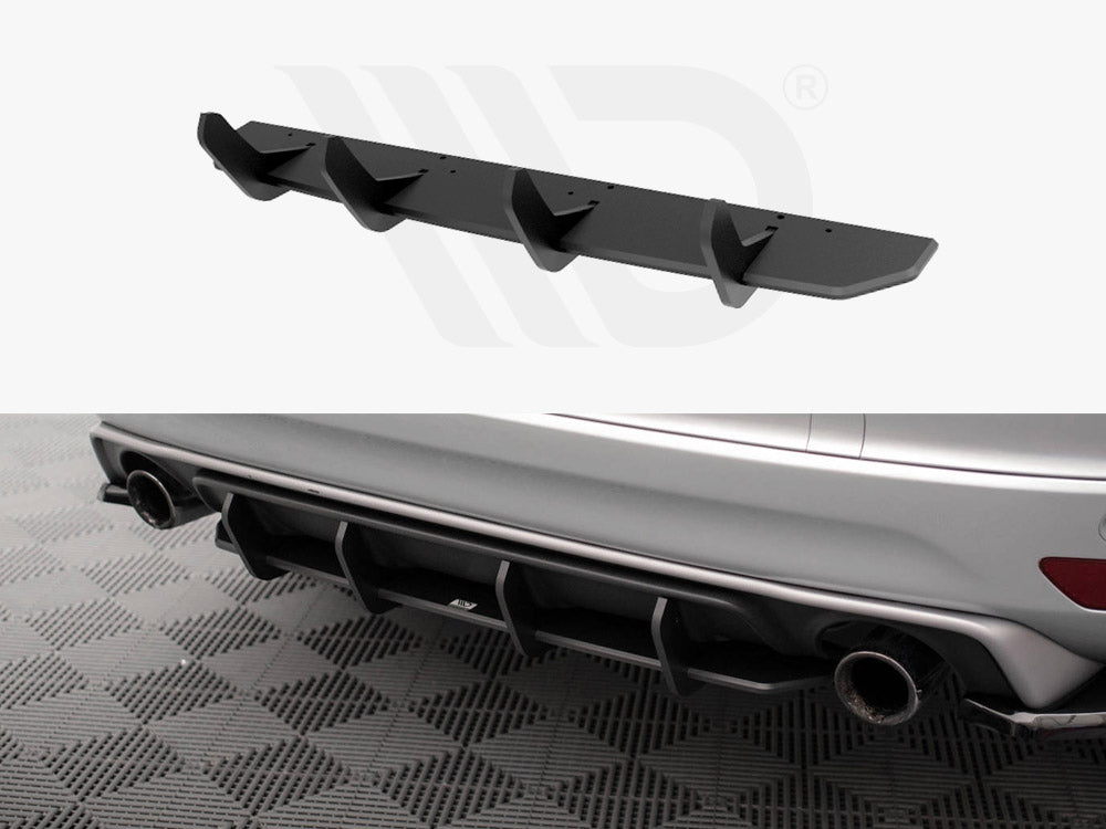 Street PRO Rear Diffuser Volvo XC60 R-Design Mk1 Facelift Maxton Design