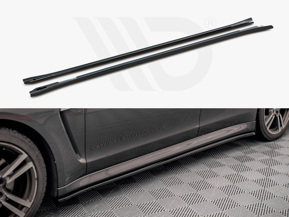 Side Skirts Diffusers V.2 Porsche Panamera / Panamera Diesel / Panamera Turbo 970 Maxton Design