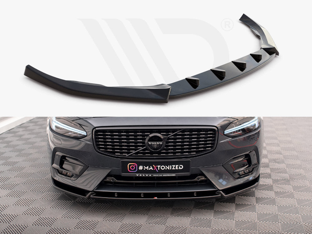 Front Splitter Volvo V90 R-Design Mk2 Maxton Design