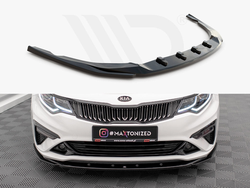 Front Splitter V.2 Kia Optima Mk4 Facelift Maxton Design