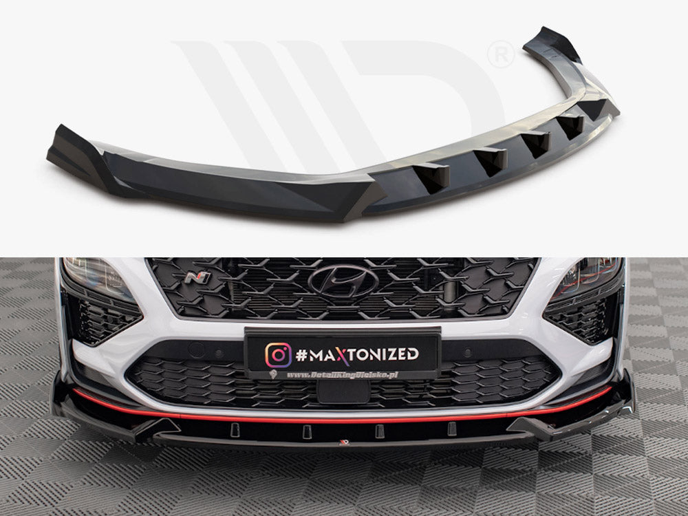 Front Splitter V.1 Hyundai Kona N Mk1 Maxton Design