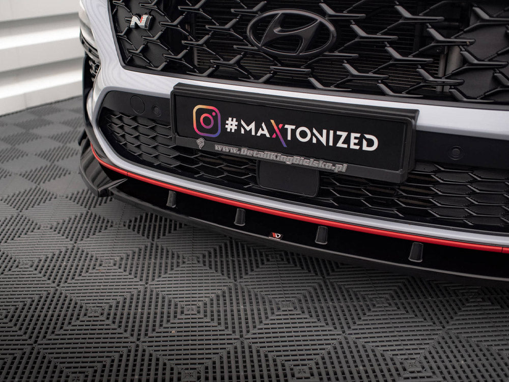 Front Splitter V.2 + Flaps Hyundai Kona N Mk1 Maxton Design