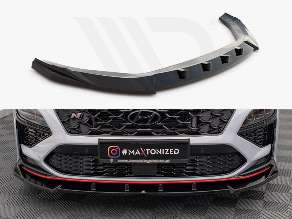 Front Splitter V.2 Hyundai Kona N Mk1 Maxton Design