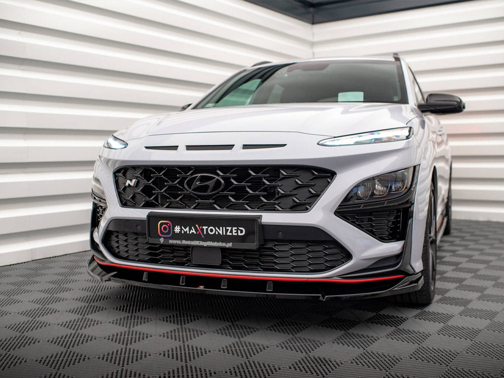 Front Splitter V.2 Hyundai Kona N Mk1 Maxton Design