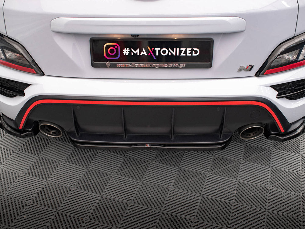 Central Rear Splitter Hyundai Kona N Mk1 Maxton Design