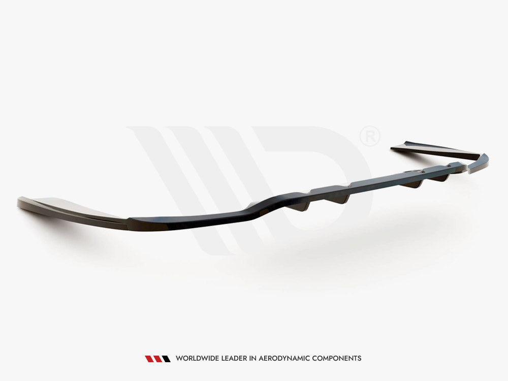 Central Rear Splitter (Vertical Bars) Mercedes C Coupe AMG-Line C205 Facelift Maxton Design