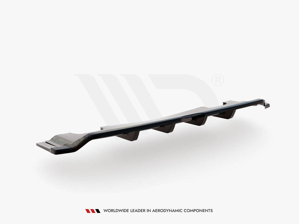 Central Rear Splitter V.2 (Vertical Bars) Volvo V90 Mk2 Maxton Design