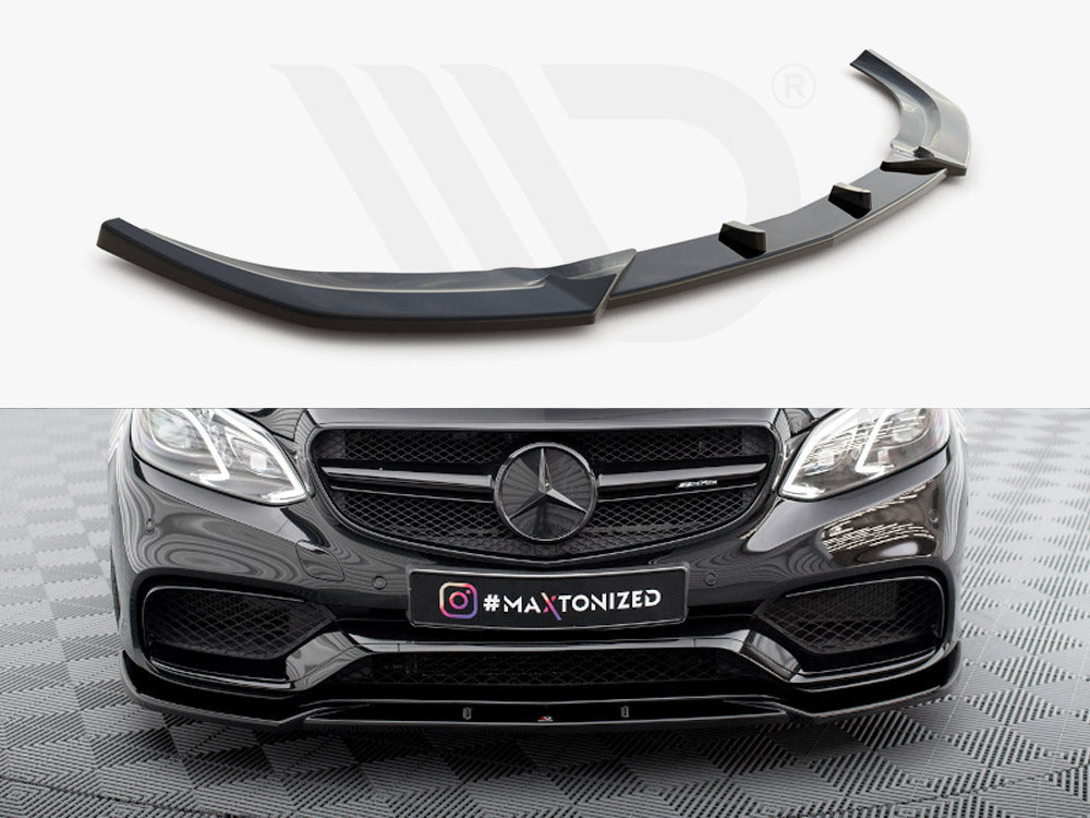 Front Splitter Mercedes E63 AMG Sedan W212 Facelift Maxton Design