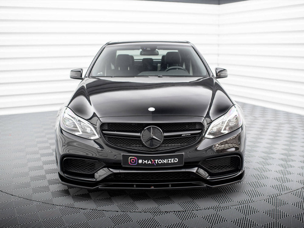 Front Splitter Mercedes E63 AMG Sedan W212 Facelift Maxton Design