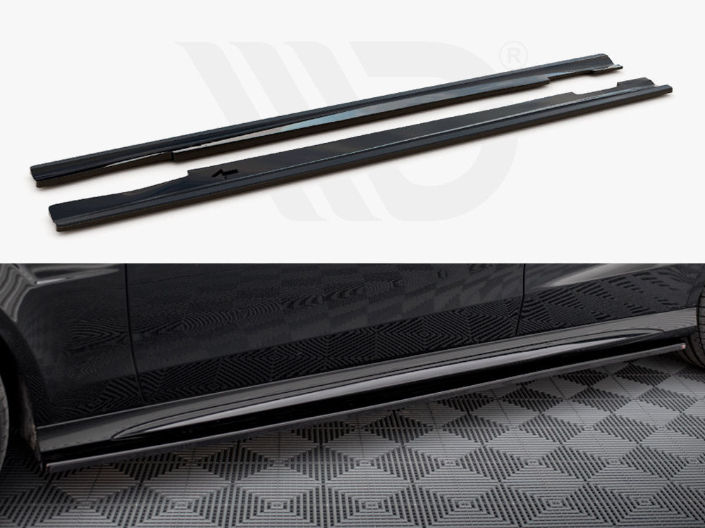 Side Skirts Diffusers Mercedes E63 AMG / AMG-Line Sedan W212 Facelift Maxton Design