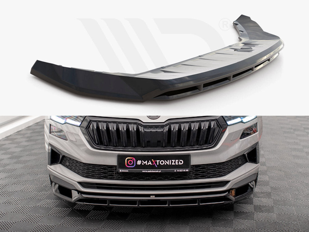 Front Splitter Skoda Karoq Sportline Mk1 Facelift Maxton Design