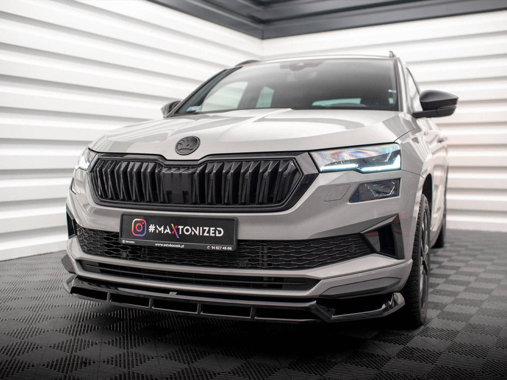 Front Splitter Skoda Karoq Sportline Mk1 Facelift Maxton Design