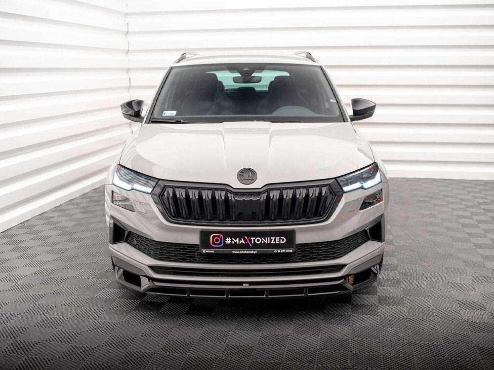 Front Splitter Skoda Karoq Sportline Mk1 Facelift Maxton Design