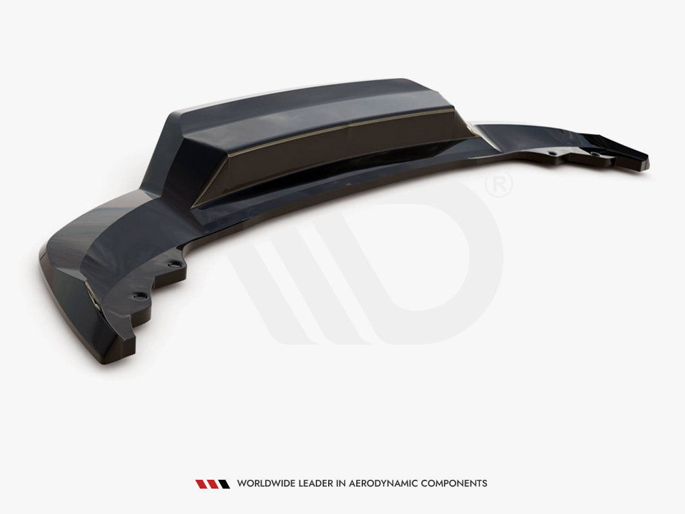 Central Rear Splitter (Vertical Bars) Skoda Karoq Sportline Mk1 Facelift Maxton Design