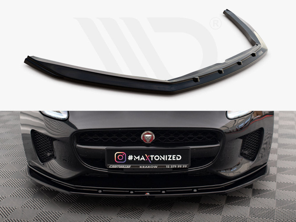 Front Splitter V.1 Jaguar F-Type Mk1 Facelift Maxton Design