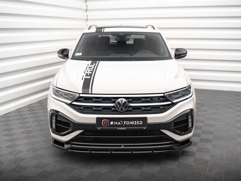 Front Splitter V.1 Volkswagen T-Roc R Mk1 Facelift Maxton Design