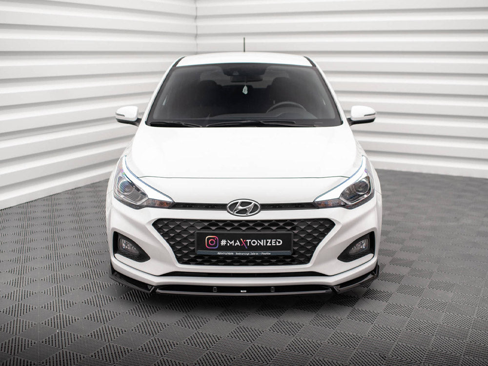 Front Splitter Front Splitter V.2 Hyundai I20 Mk2 Facelift Maxton Design