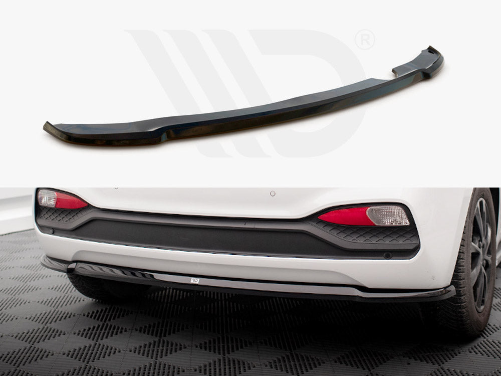 Central Rear Splitter Hyundai I20 Mk2 Facelift Maxton Design