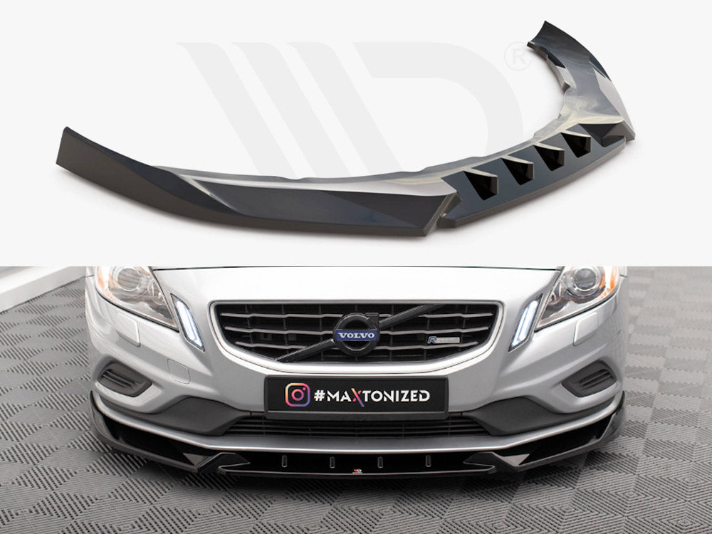 Front Splitter V.1 Volvo S60 R-Design Mk2 Maxton Design