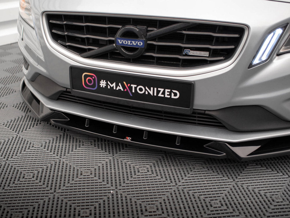 Front Splitter V.1 Volvo S60 R-Design Mk2 Maxton Design