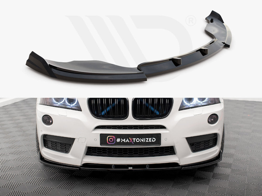 Front Splitter BMW X3 M-Pack F25 Maxton Design