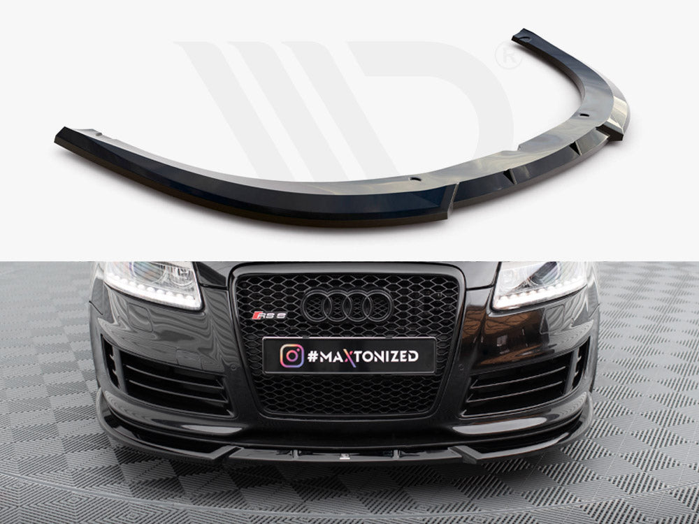 Front Splitter V.2 Audi RS6 Avant C6 Maxton Design