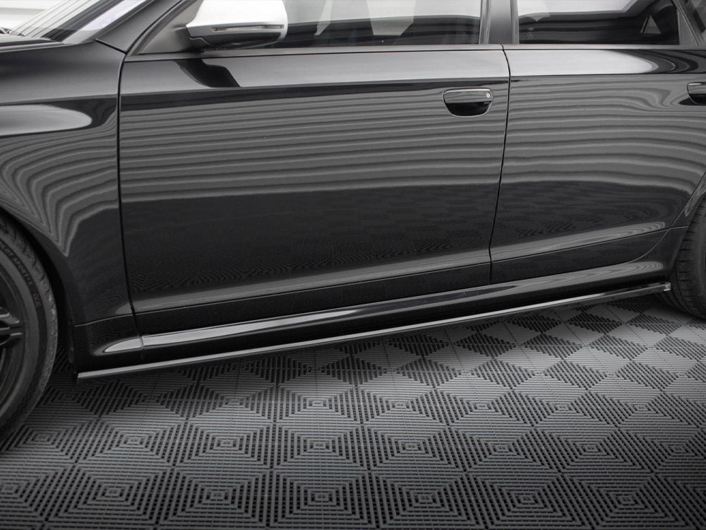 Side Skirts Diffusers V.2 Audi RS6 Avant C6 Maxton Design