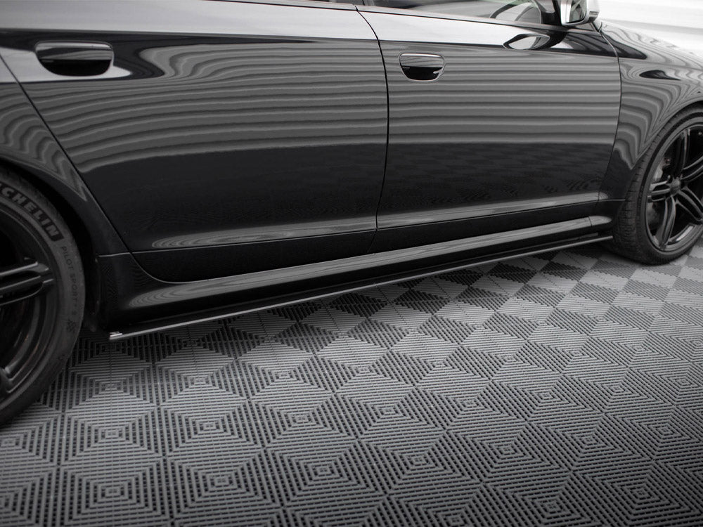 Street PRO Side Skirts Diffusers Audi RS6 Avant C6 Maxton Design