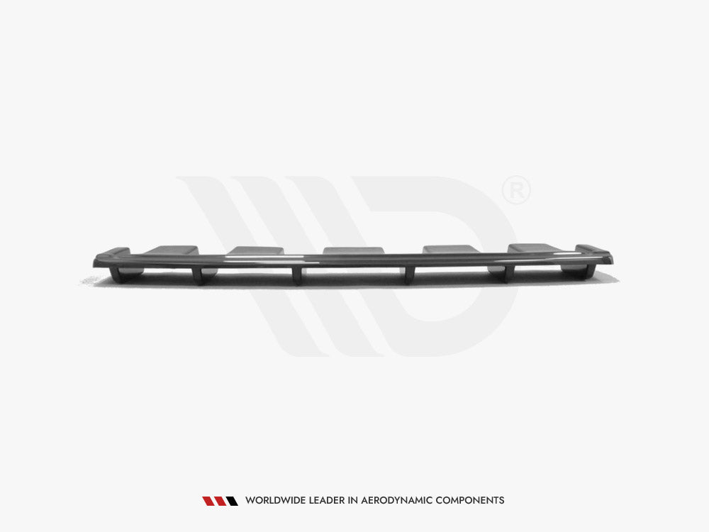 Central Rear Splitter  (Vertical Bars)  Audi S6 C7 Avant Maxton Design