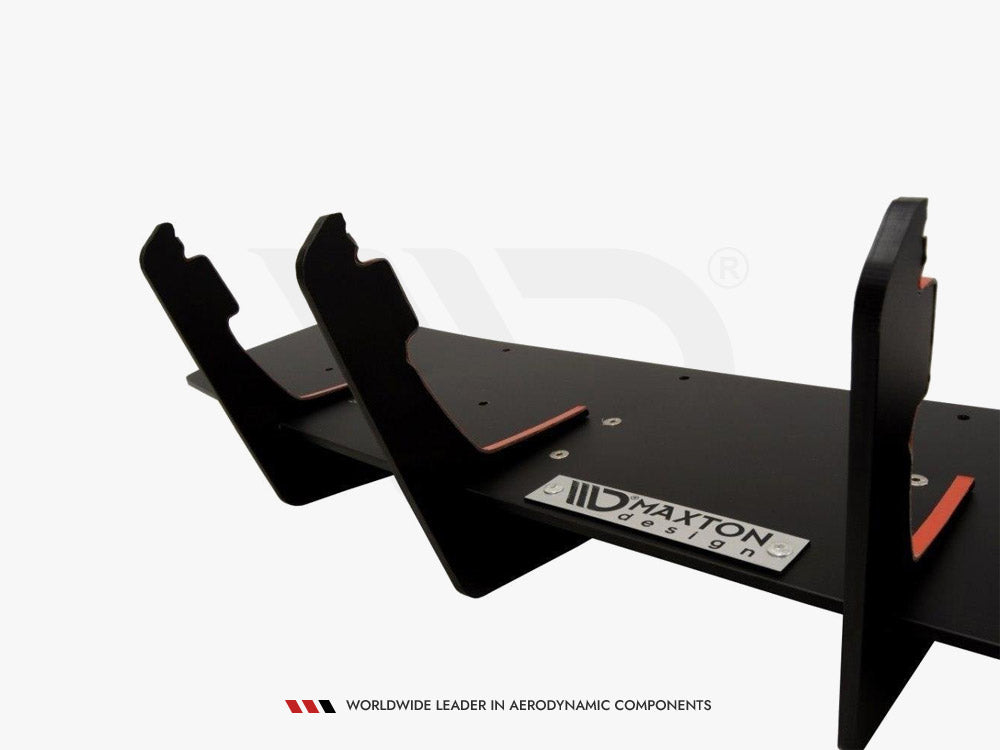 Rear Diffuser &amp; Rear Side Splitters Audi S6 C7 Facelift Maxton Design