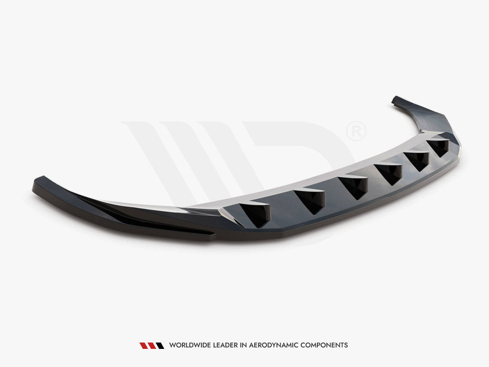 Front Splitter V.2 Audi SQ5 / Q5 S-Line SUV / Sportback Mk2 Facelift Maxton Design