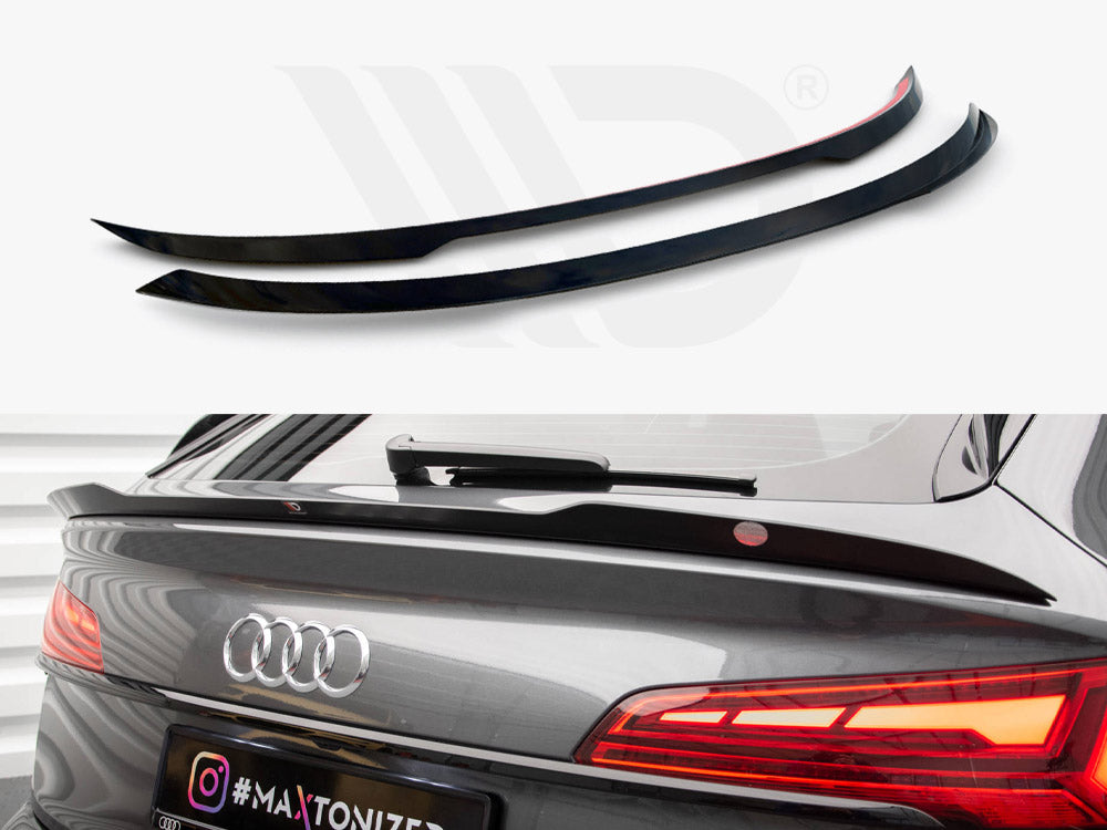 Lower Spoiler CAP Audi SQ5 Sportback Mk2 Facelift Maxton Design