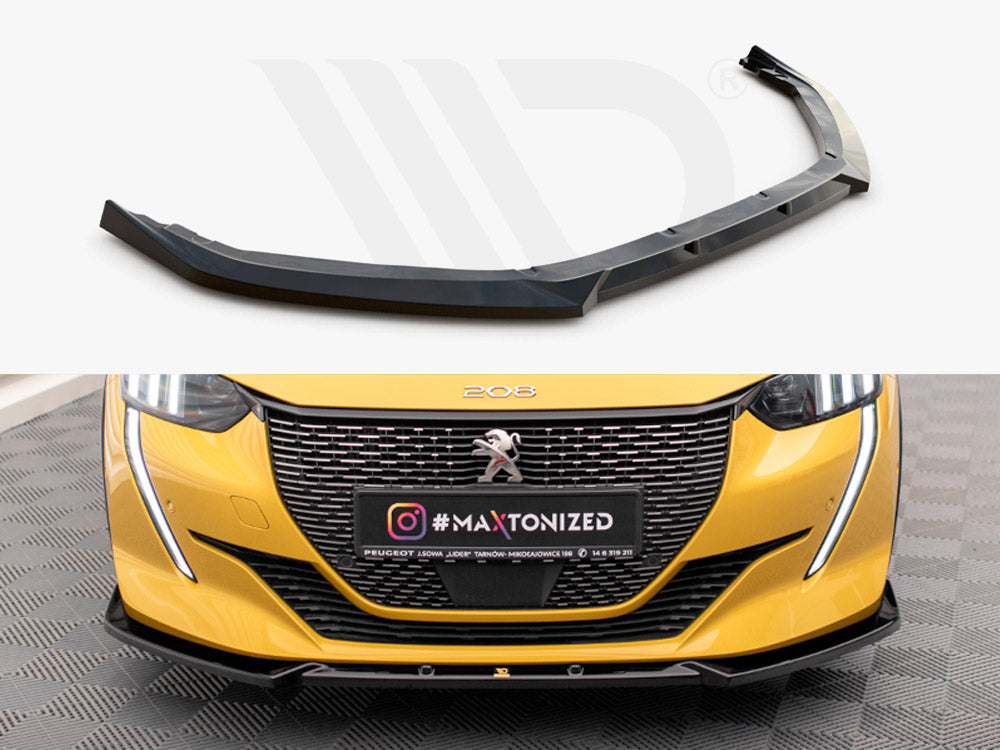 Front Splitter V.1 Peugeot 208 GT Mk2 Maxton Design