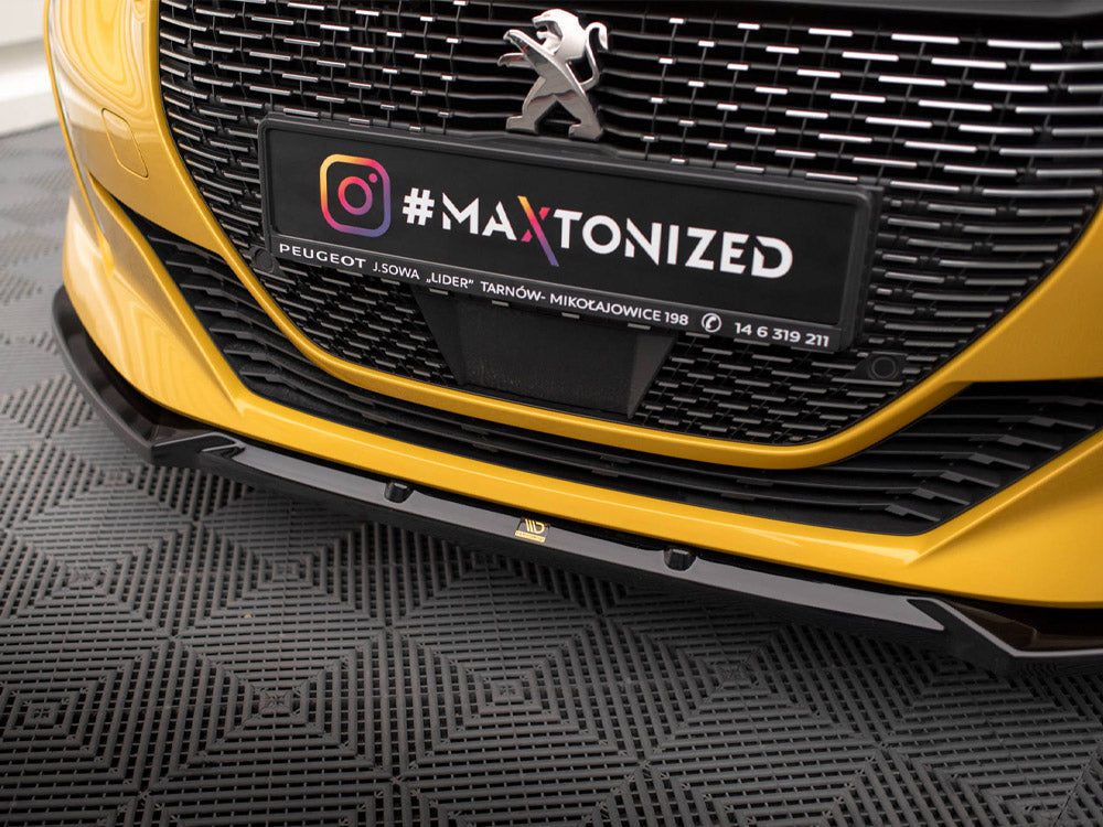 Front Splitter V.1 Peugeot 208 GT Mk2 Maxton Design