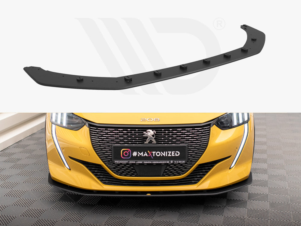 Street PRO Front Splitter Peugeot 208 GT Mk2 Maxton Design