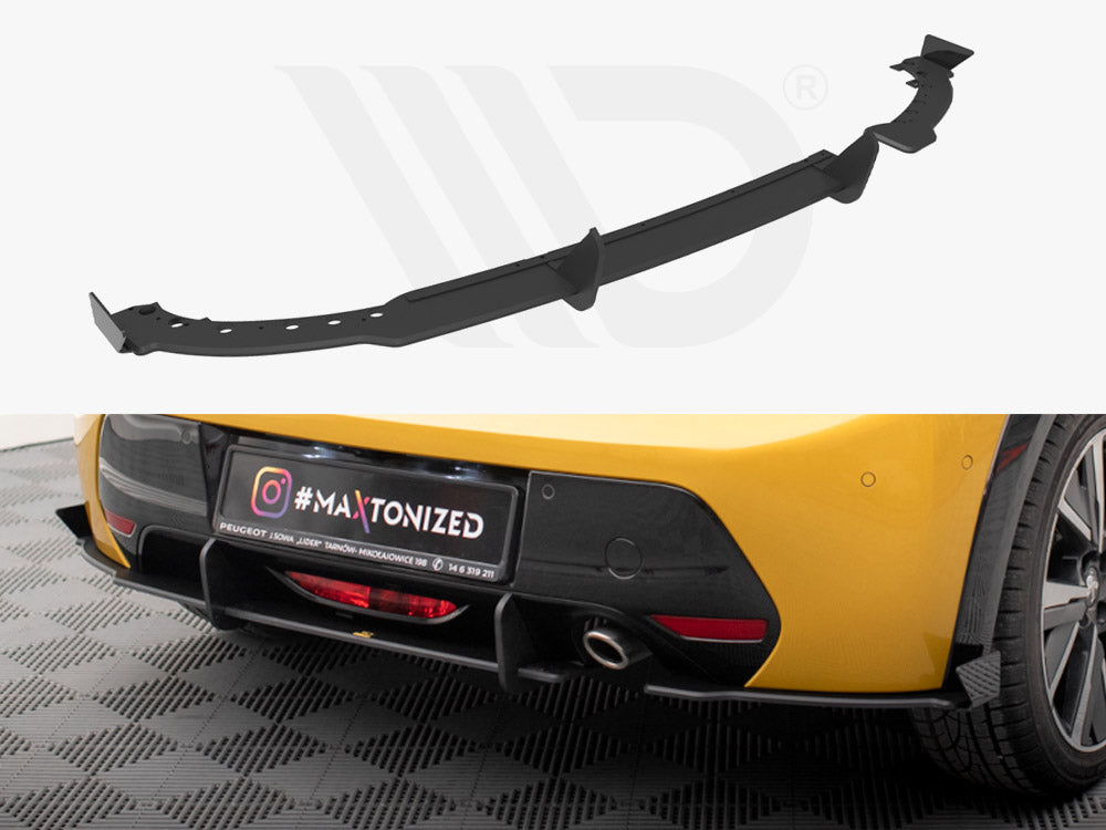 Street PRO Rear Valance + Flaps Peugeot 208 GT Mk2 Maxton Design