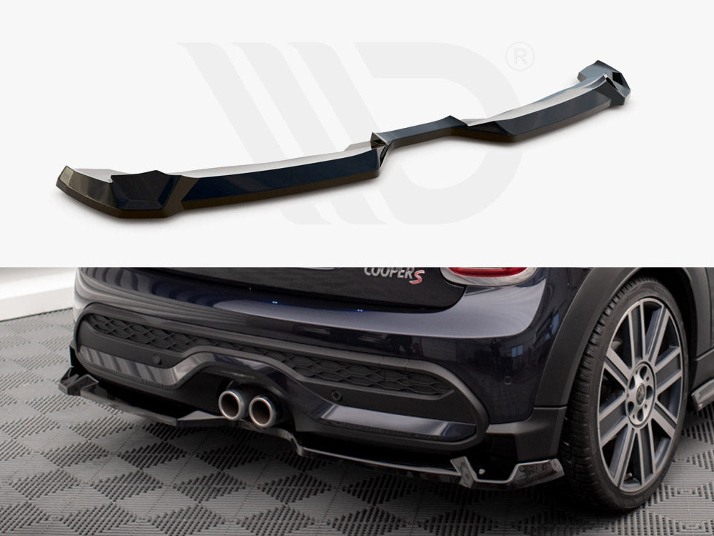 Central Rear Splitter Mini Cooper S F56 Facelift Maxton Design