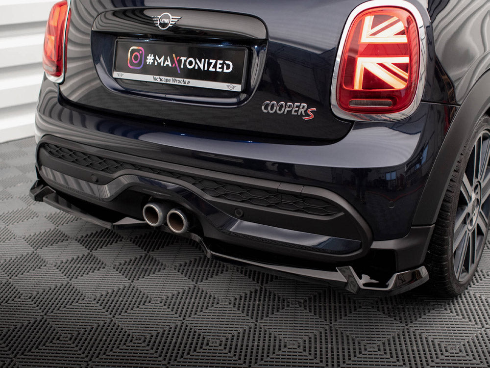 Central Rear Splitter Mini Cooper S F56 Facelift Maxton Design