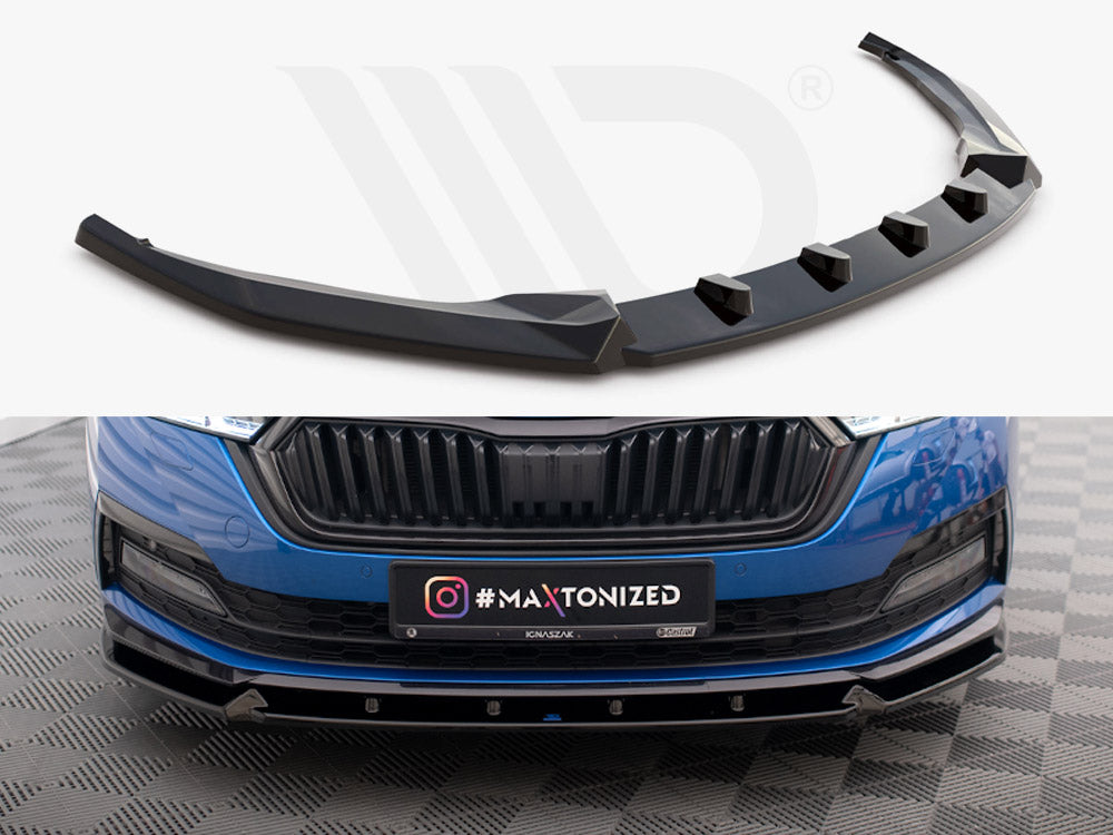 Front Splitter V.1 Skoda Octavia Sportline Mk4 Maxton Design