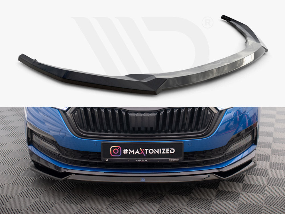 Front Splitter V.2 Skoda Octavia Sportline Mk4 Maxton Design