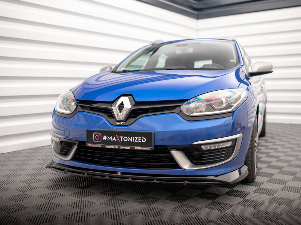 Front Splitter Renault Megane GT Line Grandtour Mk3 Facelift Maxton Design