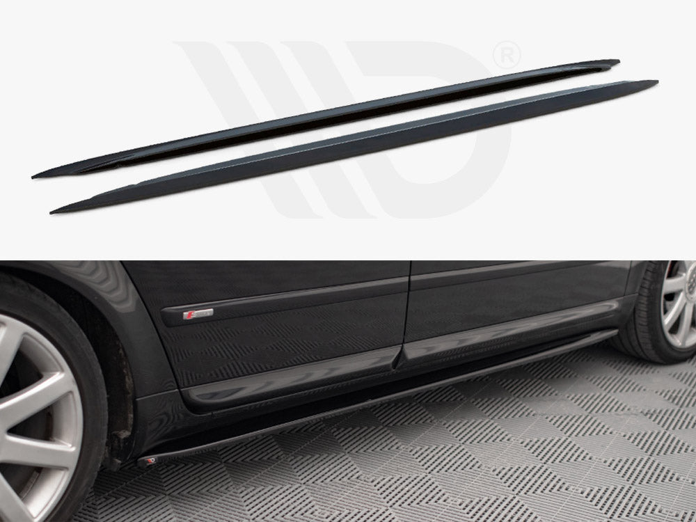 Side Skirts Diffusers Audi S4 / A4 / A4 S-Line B6 / B7 Maxton Design